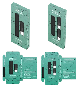 Crystaline Blue Retail Packaging - CCell Eazie Pod System