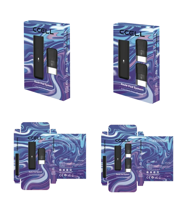 Ocean Blue Retail Packaging - CCell Eazie Pod System