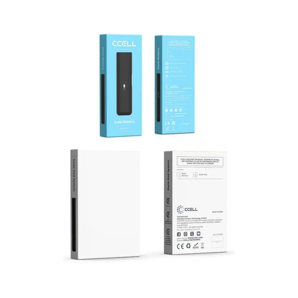 Standard CCELL Retail Packaging | CCELL Eazie POD System